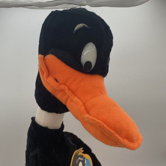 Daffy Duck Plush Toy 1977 Warner Bros w/ Tag 19" Vintage Stuffed Animal (I1) - Picture 4 of 12